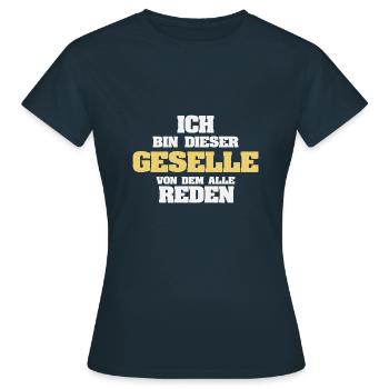 Journeyman as a profession - Women's T-Shirt - navy - Front - AI Model Female 172 dark (172cm)