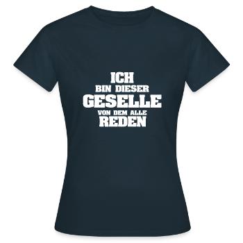 Compagnon - T-shirt Femme - marine - Devant - AI Model Female 172 dark (172cm)