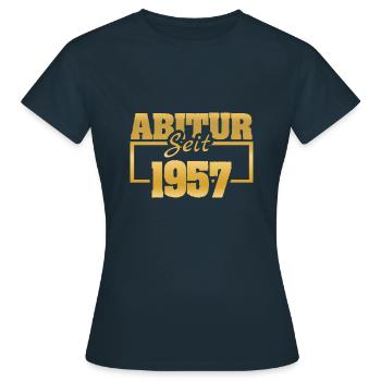 Ferien 1957 - Frauen T-Shirt - Navy - Vorne - AI Model Female 172 dark (172cm)