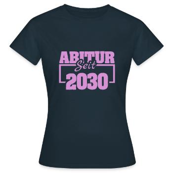 Maturité 2030 - T-shirt Femme - marine - Devant - AI Model Female 172 dark (172cm)