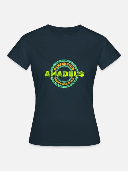 Perfektion Amadeus - Frauen T-Shirt - Navy