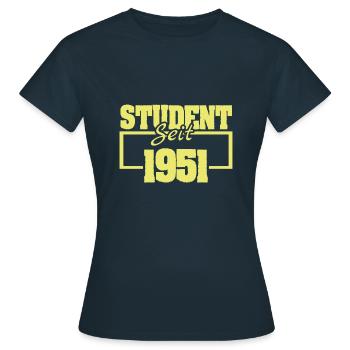 1951 1951 - Frauen T-Shirt - Navy - Vorne - AI Model Female 172 dark (172cm)