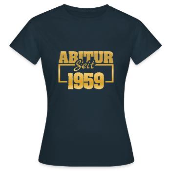 Ferien 1959 - Frauen T-Shirt - Navy - Vorne - AI Model Female 172 dark (172cm)