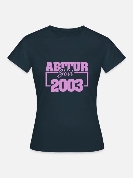 2003 - Frauen T-Shirt - Navy