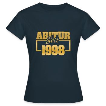 Abschlussklasse 1998 - Frauen T-Shirt - Navy - Vorne - AI Model Female 172 dark (172cm)
