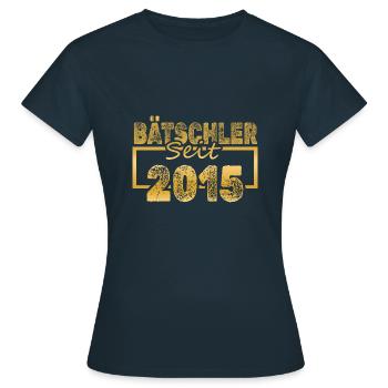 2015 - Women's T-Shirt - navy - Front - AI Model Female 172 dark (172cm)