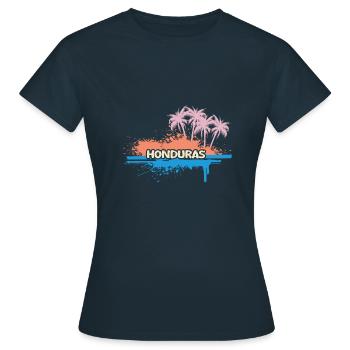 Don pour le Honduras - T-shirt Femme - marine - Devant - AI Model Female 172 dark (172cm)