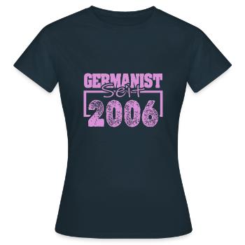 Studium 2006 - Frauen T-Shirt - Navy - Vorne - AI Model Female 172 dark (172cm)