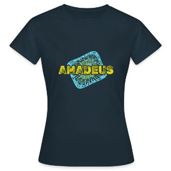 Leisure time Amadeus - Women's T-Shirt - navy - Front - AI Model Female 172 dark (172cm)