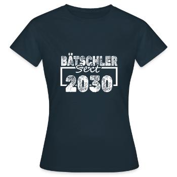 2030 - T-shirt Femme - marine - Devant - AI Model Female 172 dark (172cm)