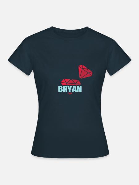 Edel Bryan - Frauen T-Shirt - Navy