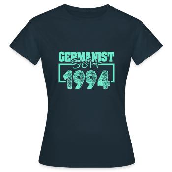 Studi 1994 - Frauen T-Shirt - Navy - Vorne - AI Model Female 172 dark (172cm)
