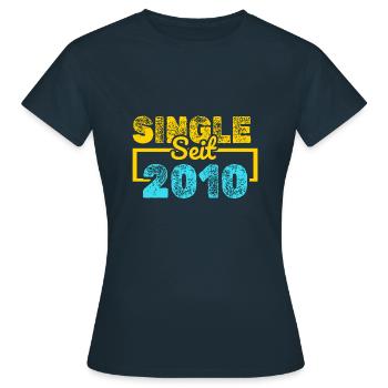 seit 2010 - Frauen T-Shirt - Navy - Vorne - AI Model Female 172 dark (172cm)