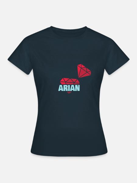 Geschenk für Arian - Frauen T-Shirt - Navy