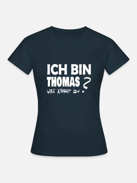 Geschenk für Thomas - Frauen T-Shirt - Navy