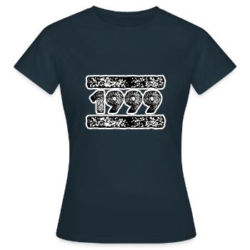 1999 1999 - T-shirt Femme - marine - Devant - AI Model Female 172 dark (172cm)