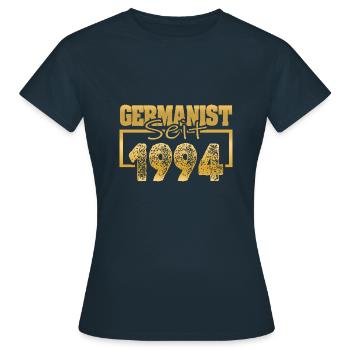 1994 - Women's T-Shirt - navy - Front - AI Model Female 172 dark (172cm)
