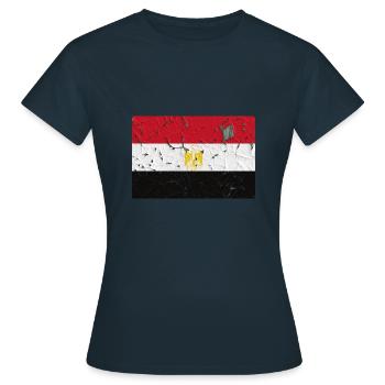 Égypte - T-shirt Femme - marine - Devant - AI Model Female 172 dark (172cm)