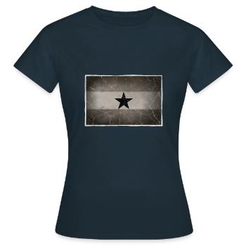 Ghana - T-shirt Femme - marine - Devant - AI Model Female 172 dark (172cm)