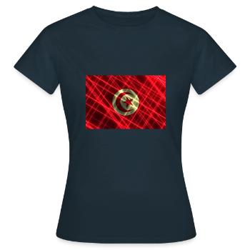 Tunisie - T-shirt Femme - marine - Devant - AI Model Female 172 dark (172cm)