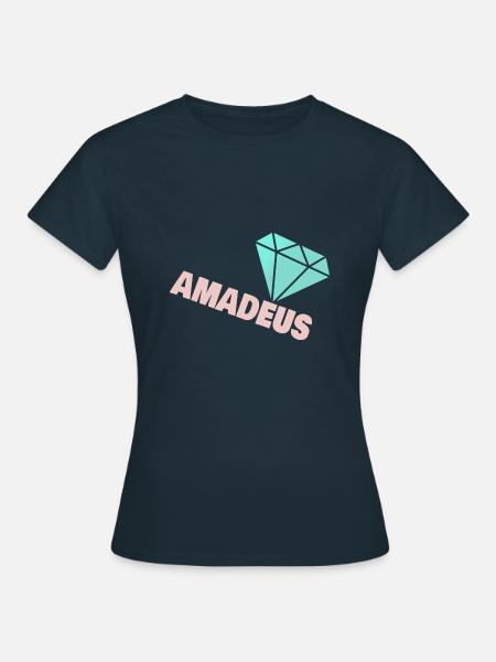 Diamant Amadeus - Frauen T-Shirt - Navy
