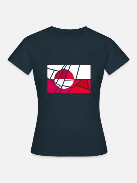 Grönland - Dame-T-shirt - marineblå