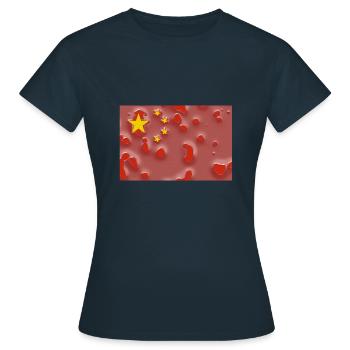 Chine Chine Pays - T-shirt Femme - marine - Devant - AI Model Female 172 dark (172cm)
