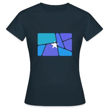 Somalia - Frauen T-Shirt - Navy - Vorne - AI Model Female 172 dark (172cm)