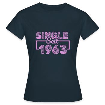 Single 1963 - Frauen T-Shirt - Navy - Vorne - AI Model Female 172 dark (172cm)