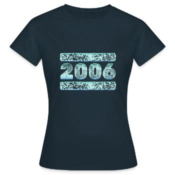 Cold 2006 - Women's T-Shirt - navy - Front - AI Model Female 172 dark (172cm)