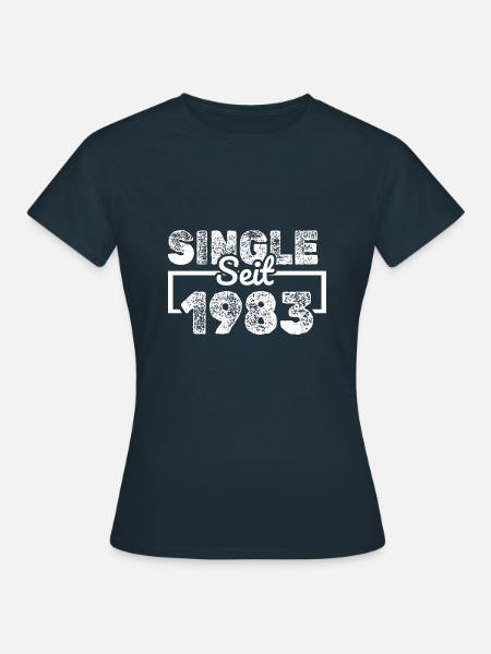 Single 1983 - Frauen T-Shirt - Navy
