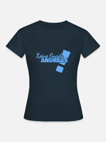 Andreas als Lustig - Frauen T-Shirt - Navy