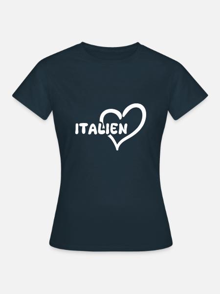 Italien Italien - Frauen T-Shirt - Navy