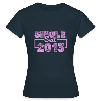 Single 2013 - Frauen T-Shirt - Navy - Vorne - AI Model Female 172 dark (172cm)