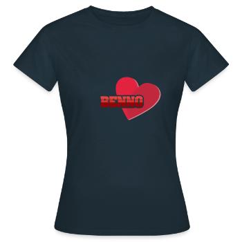 Scott - Women's T-Shirt - navy - Front - AI Model Female 172 dark (172cm)