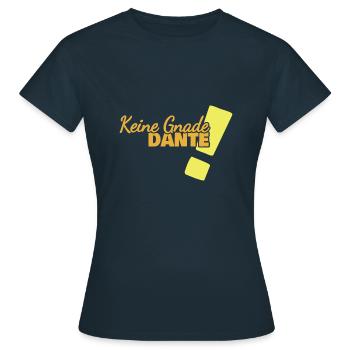 Geschenk für Dante - Frauen T-Shirt - Navy - Vorne - AI Model Female 172 dark (172cm)