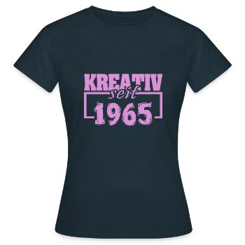 1965 1965 - Women's T-Shirt - navy - Front - AI Model Female 172 dark (172cm)