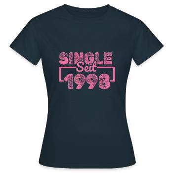 Single 1998 - Frauen T-Shirt - Navy - Vorne - AI Model Female 172 dark (172cm)