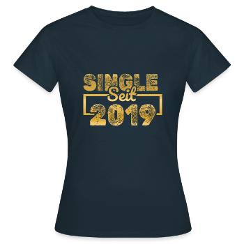 seit 2019 - Frauen T-Shirt - Navy - Vorne - AI Model Female 172 dark (172cm)