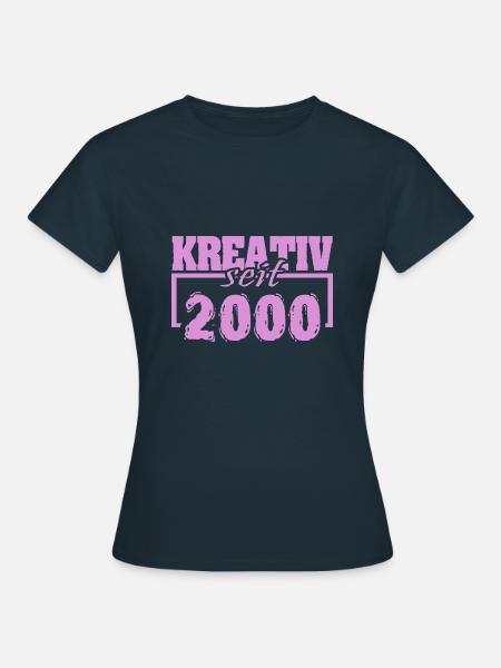 2000 2000 - Frauen T-Shirt - Navy
