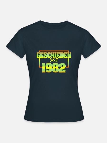 Ehemann 1982 - Frauen T-Shirt - Navy