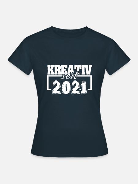 2021 2021 - Frauen T-Shirt - Navy