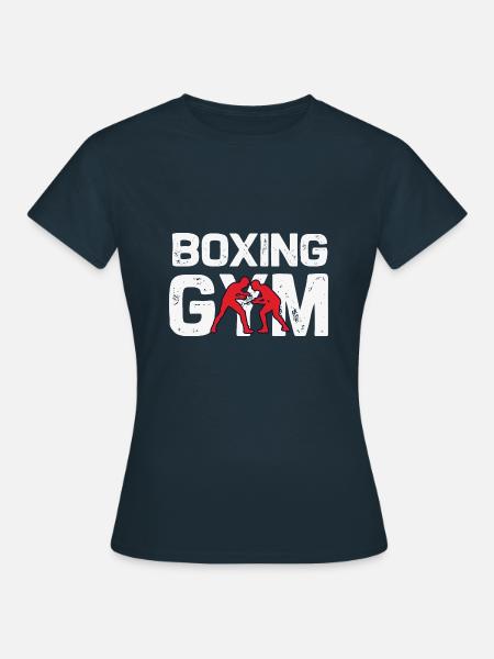 Boxen Fitnessstudio - Frauen T-Shirt - Navy