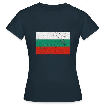 Vacances Bulgarie - T-shirt Femme - marine - Devant - AI Model Female 172 dark (172cm)