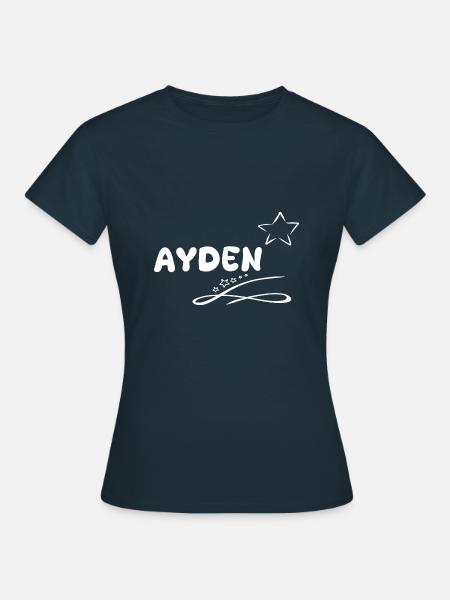Geschenk für Ayden - Frauen T-Shirt - Navy