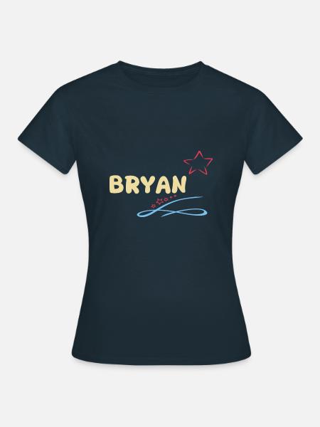 Geschenk Bryan - Frauen T-Shirt - Navy