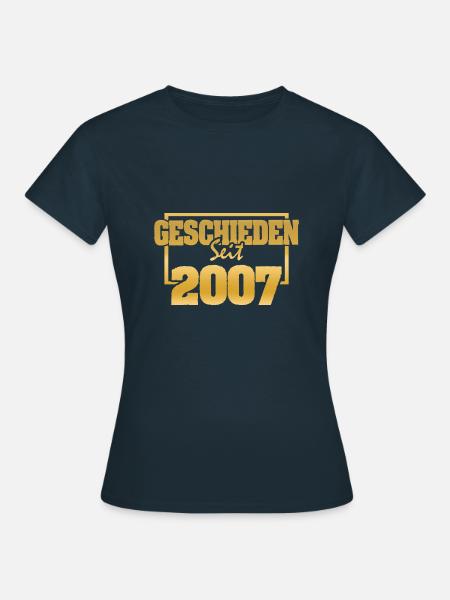 Ehemann 2007 - Frauen T-Shirt - Navy