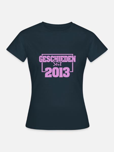 Geschieden 2013 - Frauen T-Shirt - Navy
