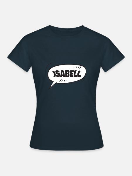 Isabell Isabell - Frauen T-Shirt - Navy