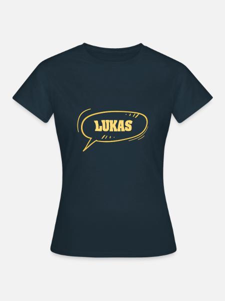 Geschenk für Lukas - Frauen T-Shirt - Navy